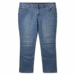 CARHARTT Nyona Slim Fit Jean Sz 12 Dark Blue Stretch Durable Rugged Everyday EUC